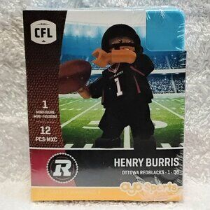 3/$25 Sealed 2016 CFL Henry Burris Mini Figure Gen 2 Series 2 by OYO Sports!!